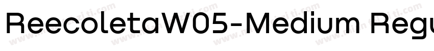 ReecoletaW05-Medium Regular字体转换